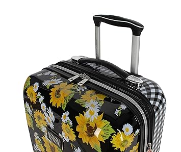 betsey johnson sunflower luggage