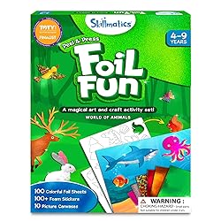 Skillmatics Foil Fun - Animals, No Mess Art for