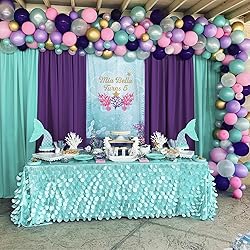 Purple Backdrop Curtains: 6 Panels 5ft x 10ft