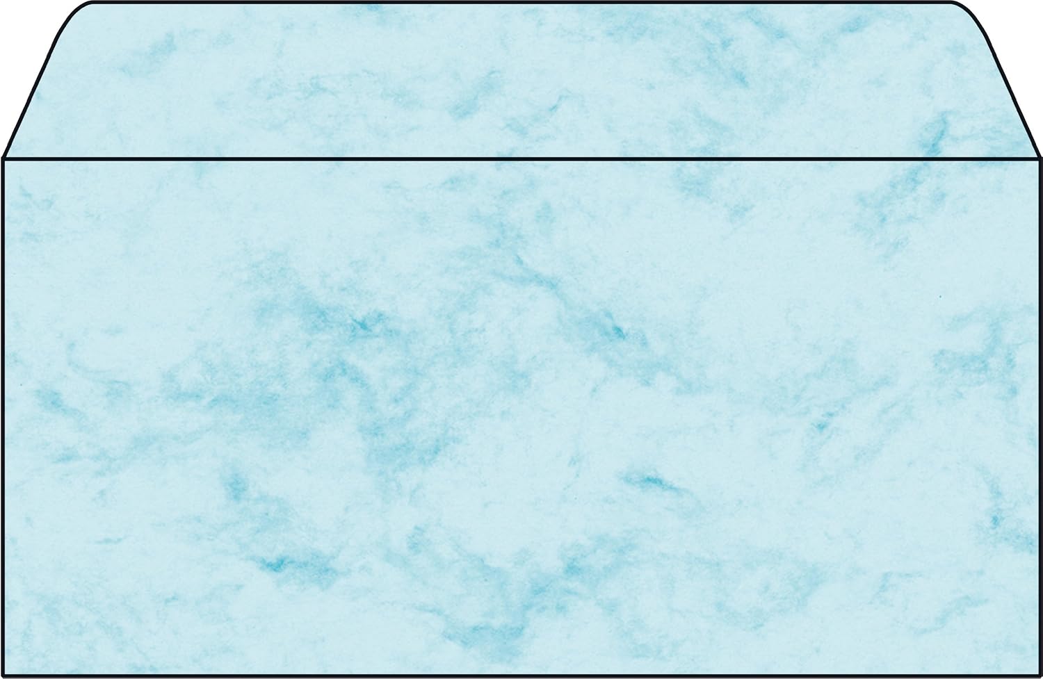 SIGEL DU170 Marbled envelopes, DL, 90 gsm, Blue, 50 Pieces, Marble Blue, DL (2/3 A4) - 50 pieces