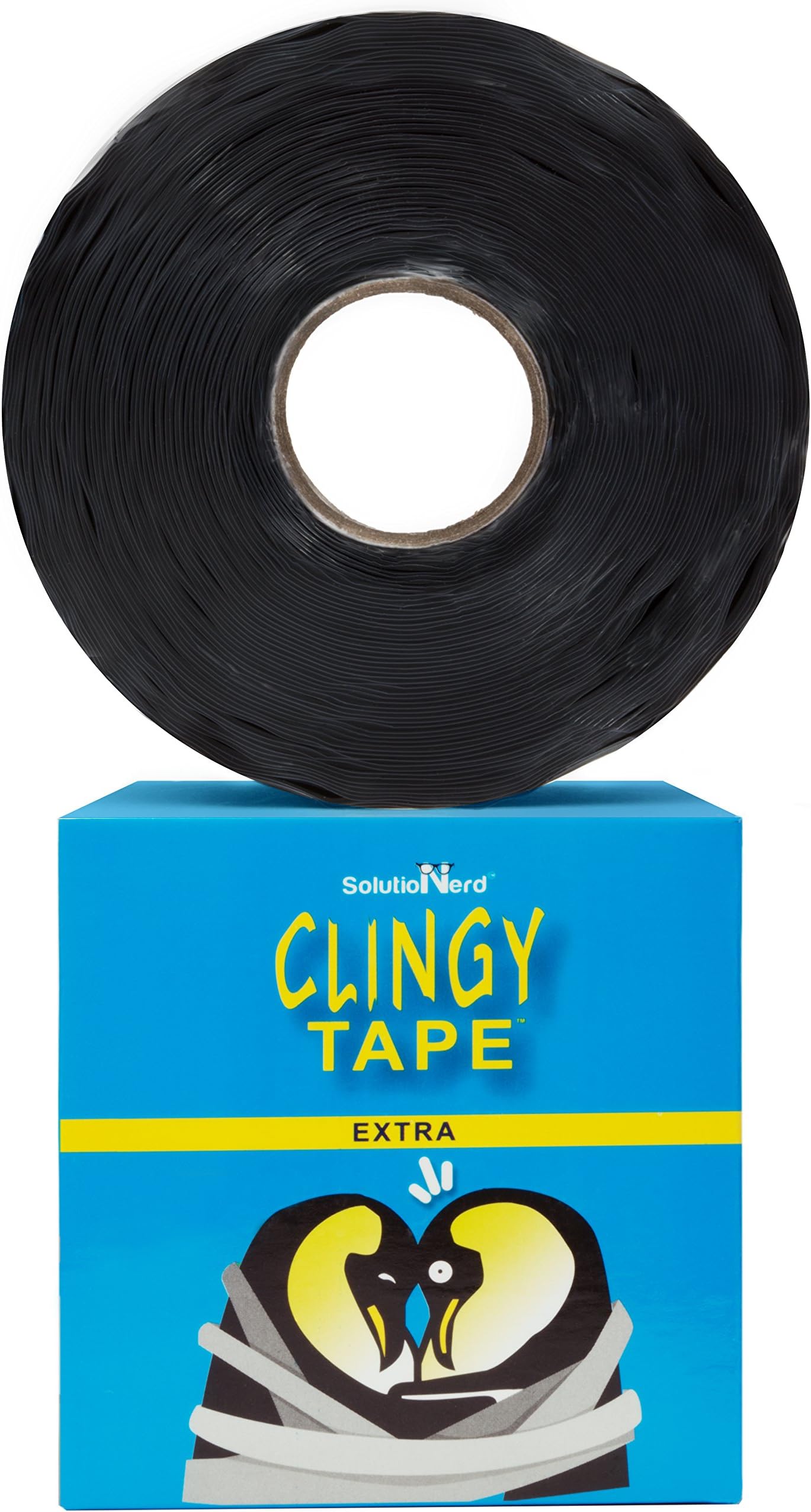 Extra Length 33 ft Long Waterproof Rubber Silicone Seal Repair Plumbers Tape Self Fusing Rubberized Leak Tape 950 PSI by SolutioNerd