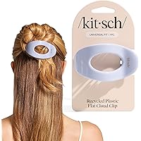 Kitsch Medium Flat Claw Clips for Women - Stylish Flat Hair Clips for Women, Strong Hold for Thick & Fine Hair | Non-Slip for