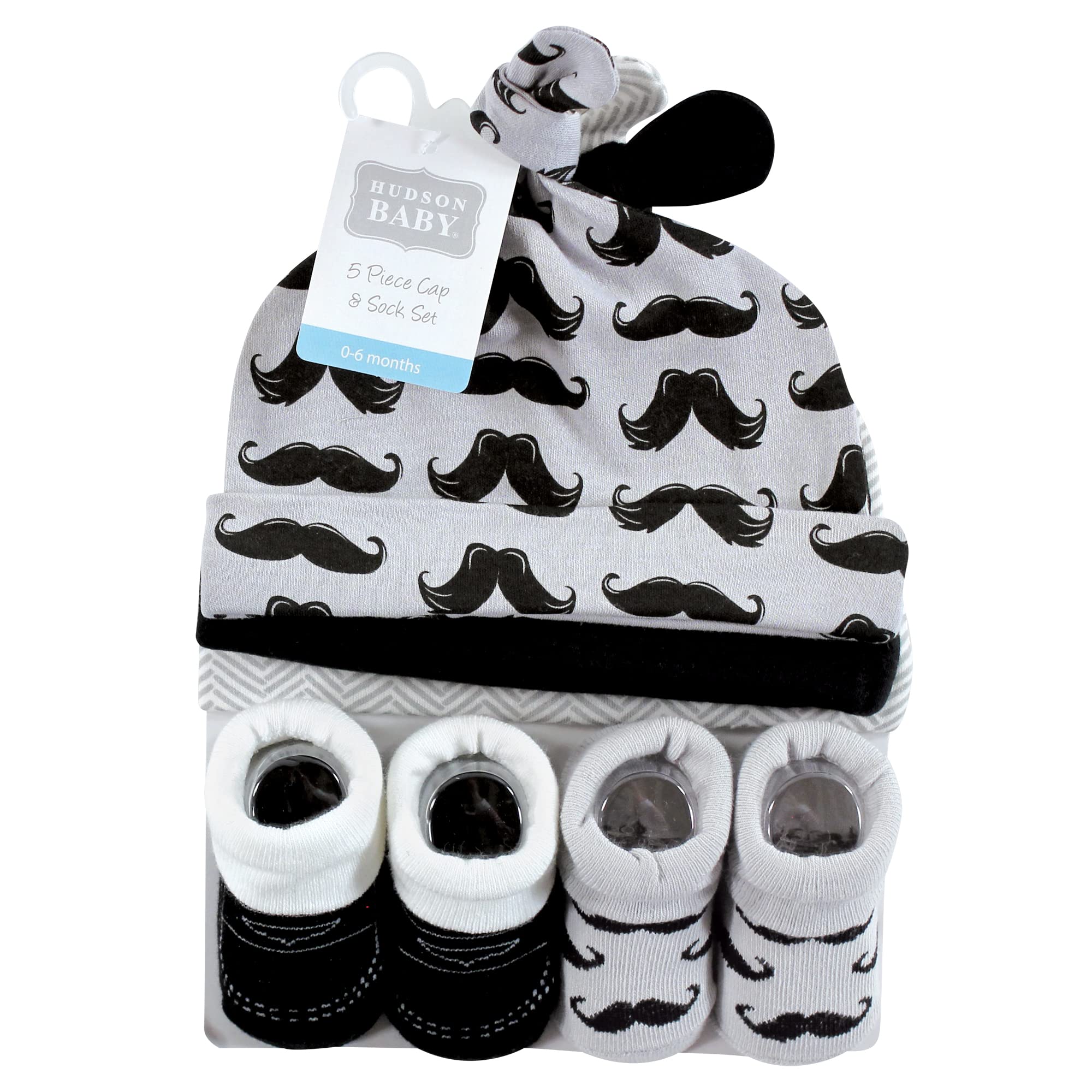Hudson Baby Baby Girls' Cap and Socks Set
