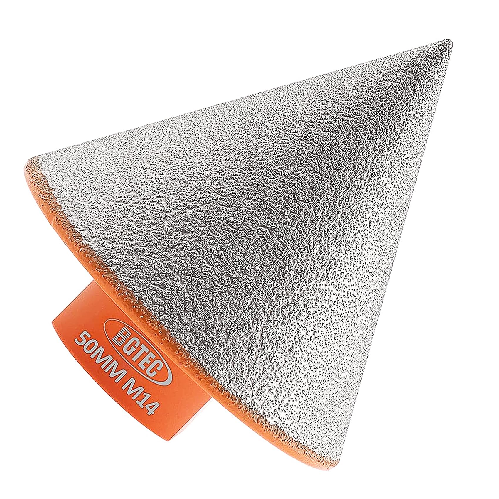 BGTEC Diamond Beveling Chamfer Bit,50MM with M14 Thread for Existing Holes Enlarging Shaping Trimming Tile Marble Granite Ceramic Countersink Drill Bits