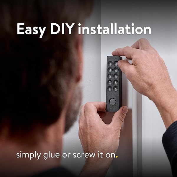 NUKI KEYPAD 2.0 FINGERPRINT DOOR ACCESS, SECURE CODE ENTRY FOR SMART LOCK, EASY INSTALL, KEYLESS ENTRY FOR KIDS, SENIORS, GUESTS, SMARTPHONE-FREE ACCESS