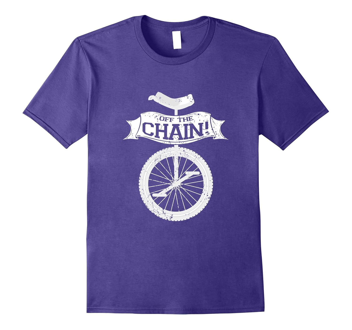 Off The Chain! Unicycle Hockey Cyclist Hobby T-Shirt-Rose