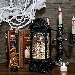 Eldnacele Halloween Ghost Projection Snow Globe