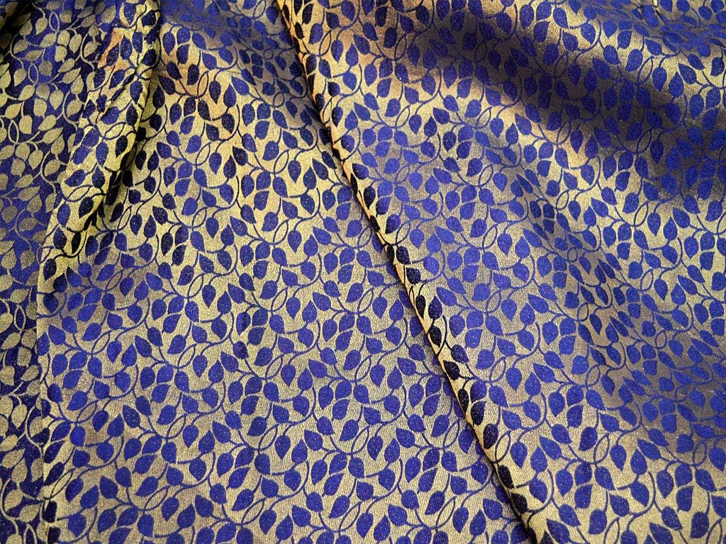 blue and gold indian wedding dress