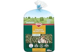 Kaytee Timothy Hearty Hay for Guinea Pigs, Rabbits & Other Small Animals, 48 oz