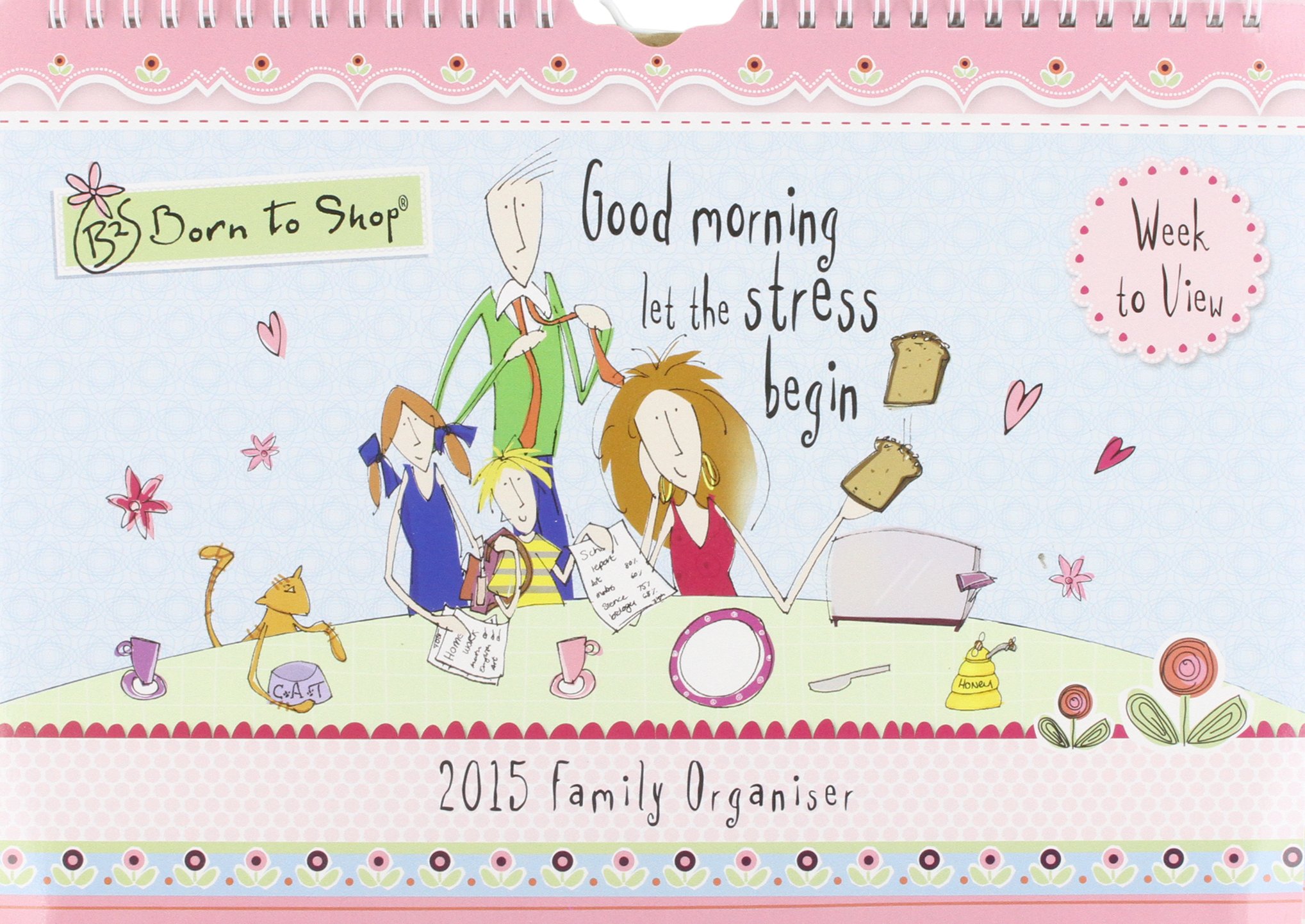 Born To Shop Family Calendar Amazon Com Books