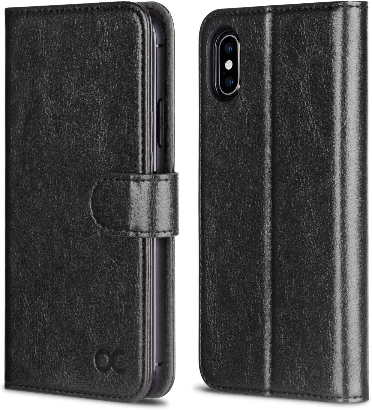 OCASE iPhone Xs Case, iPhone Xs Wallet Case with Card