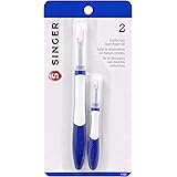 SINGER 47325 Comfort Grip Seam Ripper, Blue/White 2 Piece