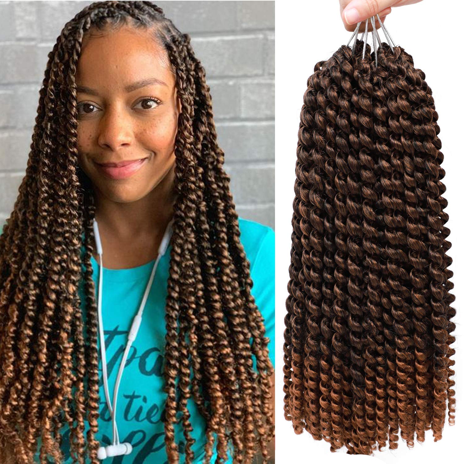 Amazon Com 6 Packs Passion Twist Hair 14 Inch Water Wave Crochet