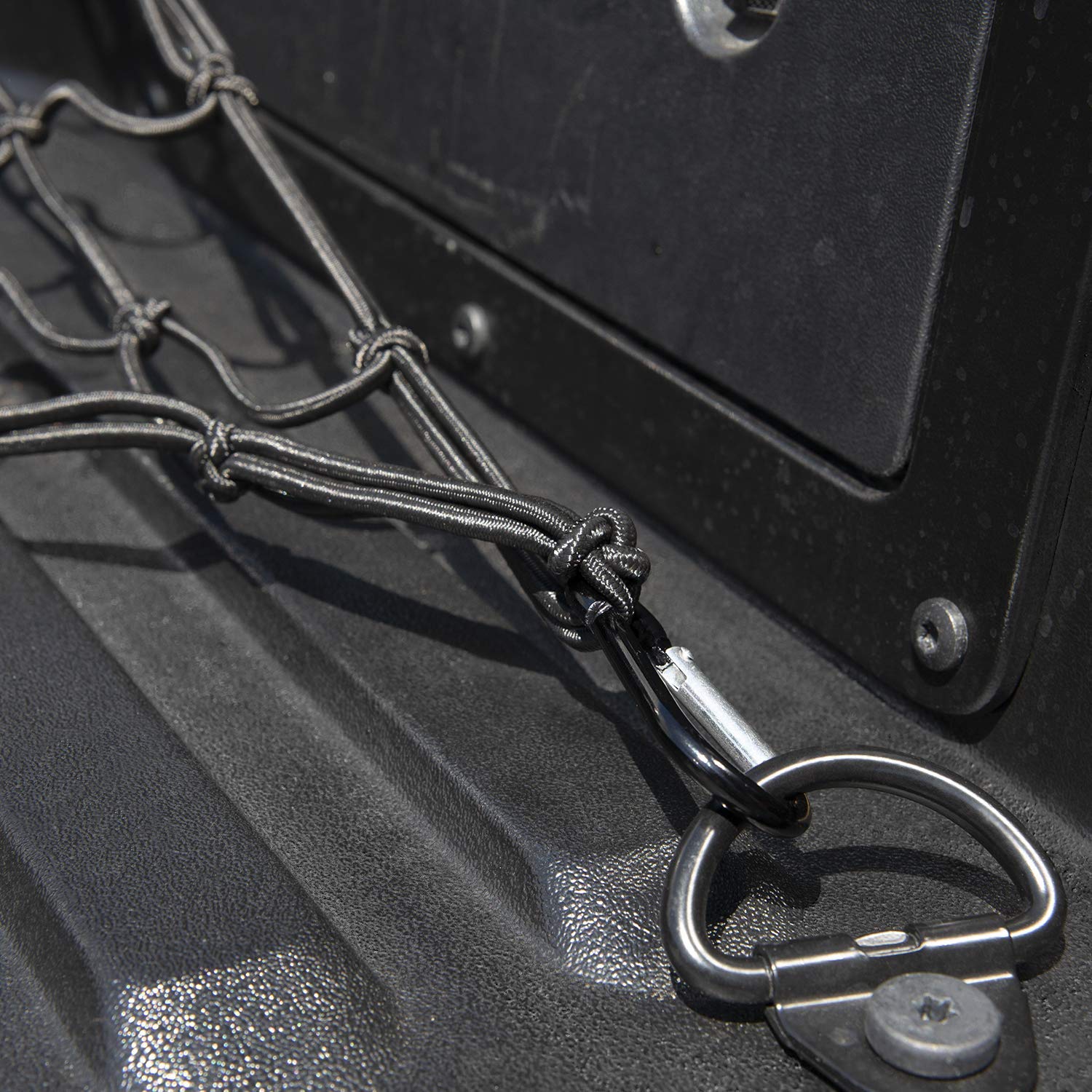 Houseables Bungee Net, Truck Bed Cover, 5mm Thick, 4’ X 6’, Elastic