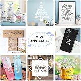 Lya Vinyl Permanent Self-Adhesive Vinyl 12x40 ft Matte White for Cricut view 6