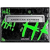 SIMPLYMDRN Jok3ster Card Wallet - Joker Accessories - Credit Card Holder - Cool Wallet For Men - Faux Leather Thin Wallet - Ultra Slim