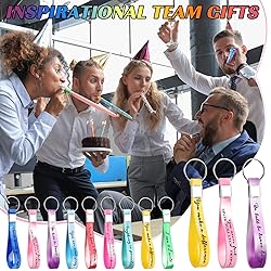 Fumete 24 Pcs Inspirational Keychains Gift for