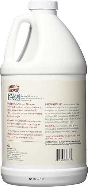 nature's miracle carpet shampoo