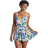 Sunset Isle Surplice Swim Dress One Piece