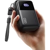 INIU Laptop Power Bank, Smallest 25000mAh 100W Fast Charging Battery Pack | USB C-Cable, Flight-Safe, Travel Essentials, Portable Charger for MacBook Pro, Dell, Steam Deck, iPhone etc