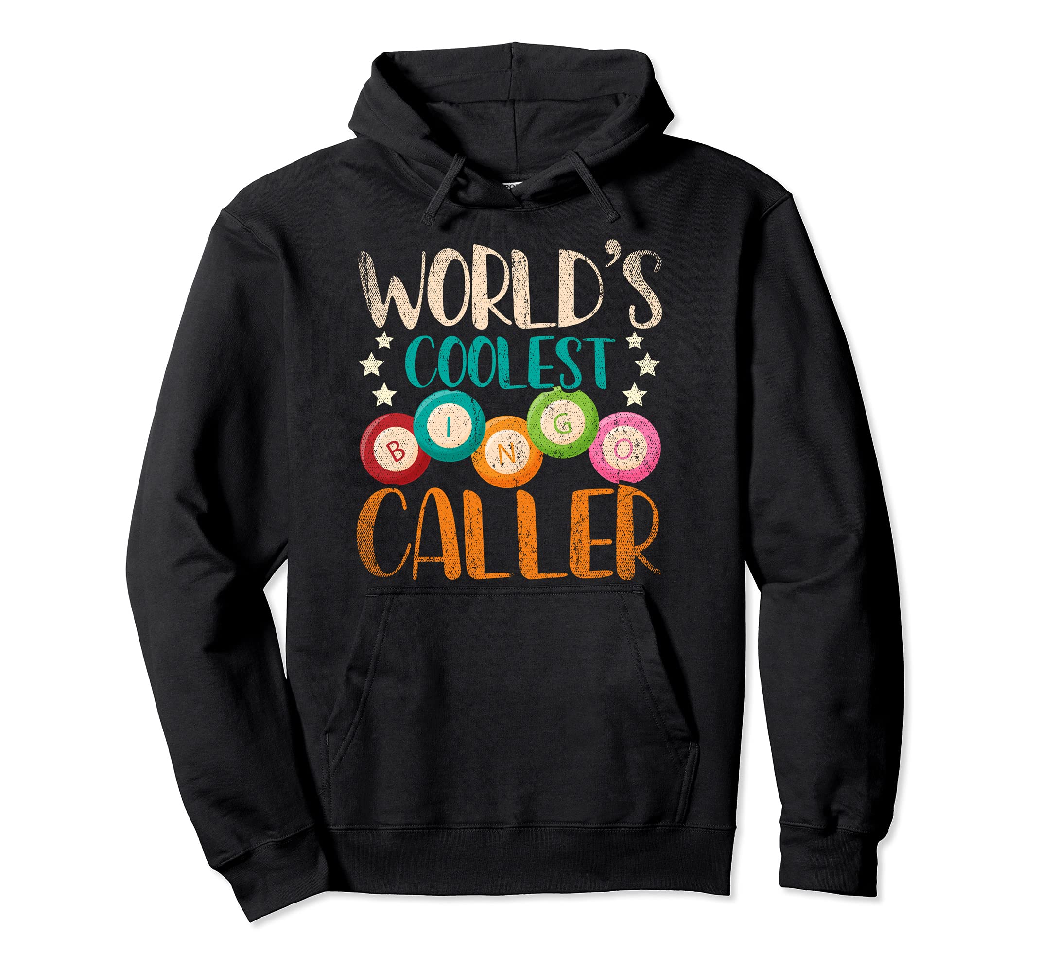Funny Bingo Player Gift Worlds Coolest Bingo Caller Bingo Pullover Hoodie