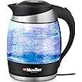 Mueller Ultra Kettle: Model No. M99S 1500W Electric Kettle with SpeedBoil Tech, 1.8 Liter Cordless with LED Light, Borosilica