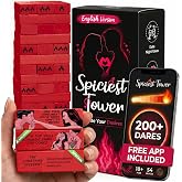 The Sensual Lab New Red Edition - 54 Blocks Couples Games - Spiciest Tower for Adults - Relationships - Pleasing &amp; Funny Challenges - Date Night Couples Games - Valentine's Day Gift