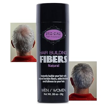 Amazon Com Keratin Hair Fiber By Piz Zaz Hair Thickener For A