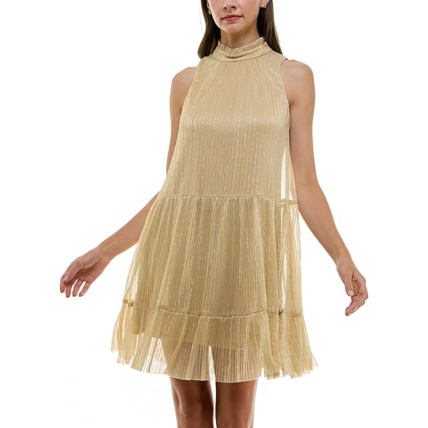 Amazon.com: Free People Womens Metallic Mini Party Dress Gold S : Clothing,  Shoes & Jewelry