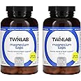 Twinlab Magnesium Caps - High Absorption Magnesium Supplement to Support Leg Cramps Relief - Magnesium Capsules for Stress Relief, 420 mg, 200 Count, 2 Pack