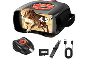 BMDSAE 4K Night Vision Goggles for Adults: Binoculars Camera with 4.5" IPS Screen - Gifts for Men Dad Husband Boy Friend - 2624FT Digital Infrared Binocular for Camping Wildlife - Tech Gadgets Telescope