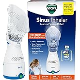 Vicks Sinus Inhaler for Sinus Relief, Works with VapoPads (1 Included) | Vaporizer for congestion relief with adjustable stea