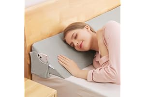 TokSay Bed Wedge Pillow for Headboard,Bed Gap Filler Between Mattress and Headboard, Adjustable High-Density Foam Pillow for 