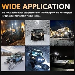 4 Inch LED Light Pods Bar with Wiring Harness, Cube