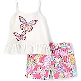 The Children's Place baby-girls And Toddler Tank Top and Shorts 2 Piece Outfit Set