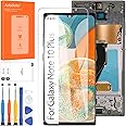 OLED Screen for Samsung Galaxy Note 10 Plus Screen Replacement for Samsung Note 10+ LCD Screen SM-N975U Touch Display Digitizer Assembly Repair Parts with Frame(with Fingerprint Function) (White)