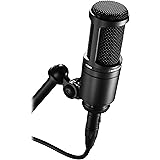 Audio-Technica AT2020 Cardioid Condenser Studio XLR Microphone, Black