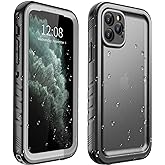 SPORTLINK for iPhone 11 Pro Waterproof Case, Full Body Underwater/Rugged/Heavy Duty Shockproof/Dustproof Case with Built-in Screen Protector for iPhone 11 Pro 5.8 Inch (Black)