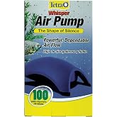 Tetra Whisper Air Pump for Aquariums Up to 100 Gallons, Non-UL | Suspended Motor For Quiet Operation, Provides Oxygen &amp; Water Movement In Fish Tank, For Freshwater Or Marine Fish