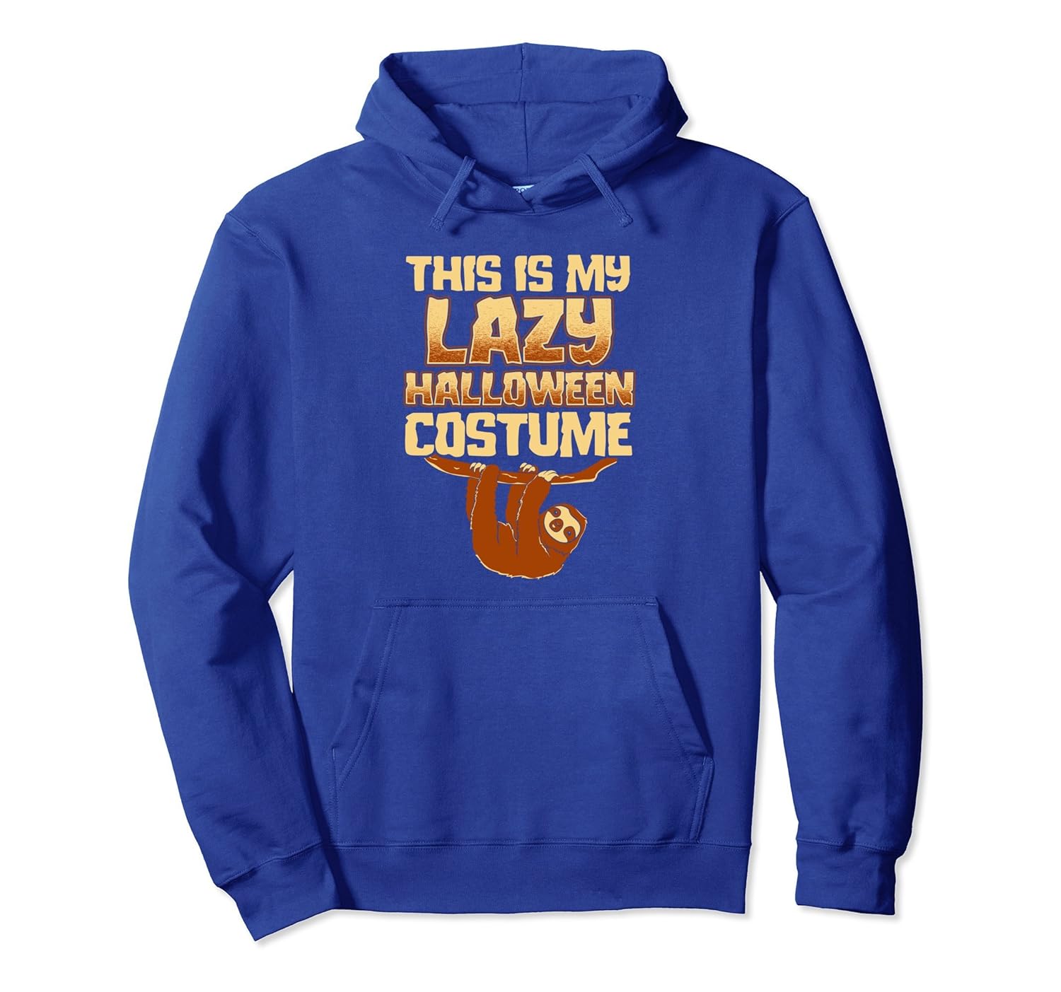 Lazy Sloth Costume Funny Halloween Party Hoodie- TPT