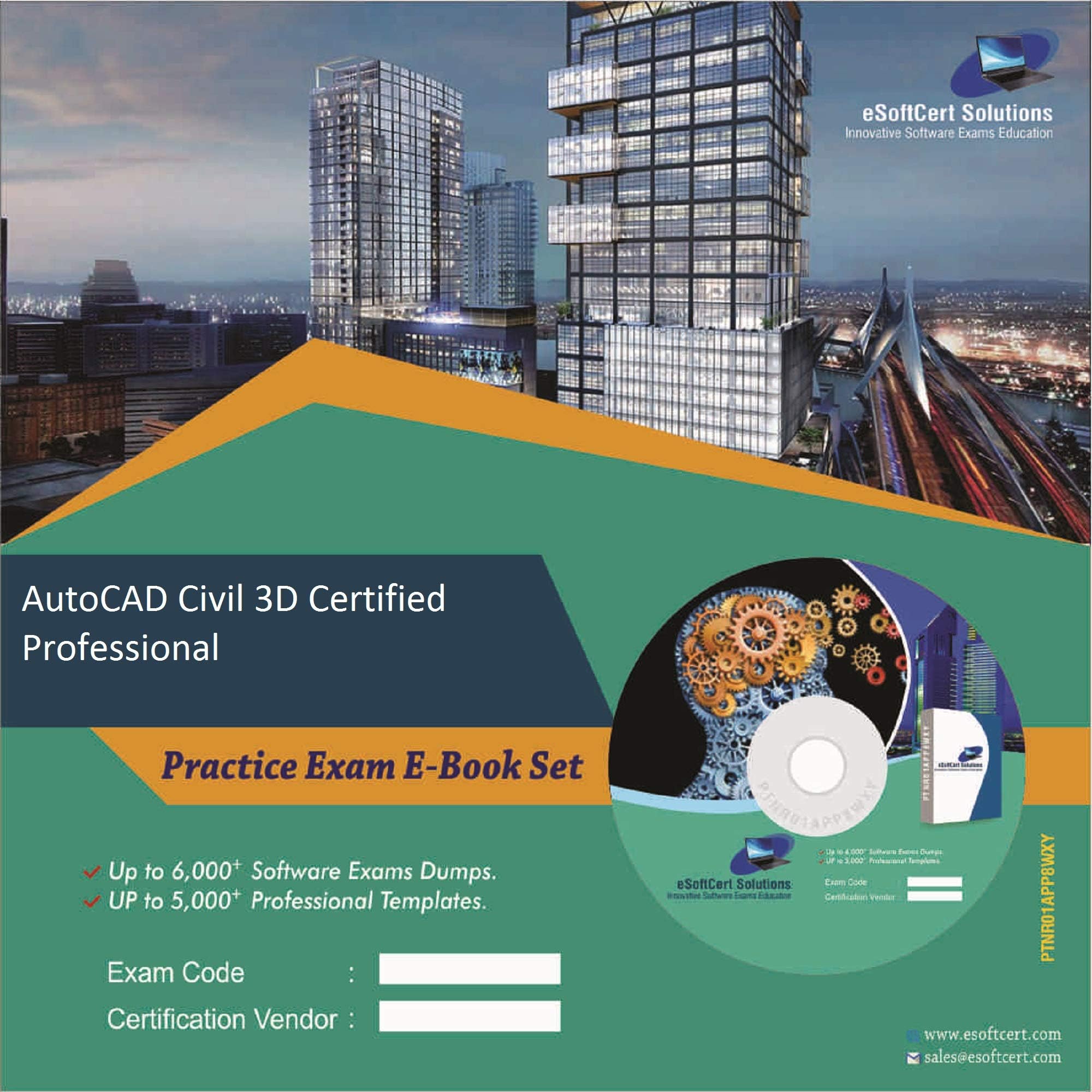 AutoCAD Civil 3D Certified Professional Online Certification Video Learning Success Bundle (DVD)