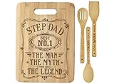Step Dad Gifts, Bonus Dad Gifts, Bamboo Cutting