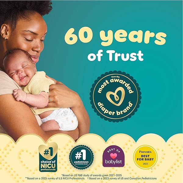 PAMPERS SWADDLERS DIAPERS, SIZE 3 (13-26 LBS), 168 COUNT, ABSORBENT, KEEPS BABY DRY AND COMFORTABLE, SKIN SAFE DISPOSABLE BABY DIAPER