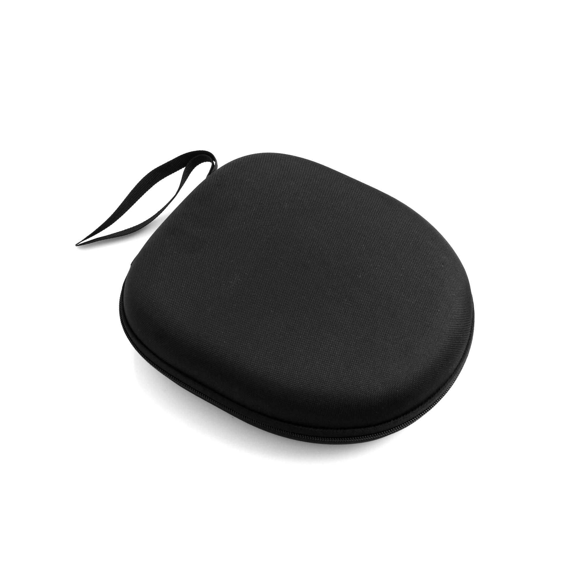 System-S Shock-proof cable protection zip case for headphones in black