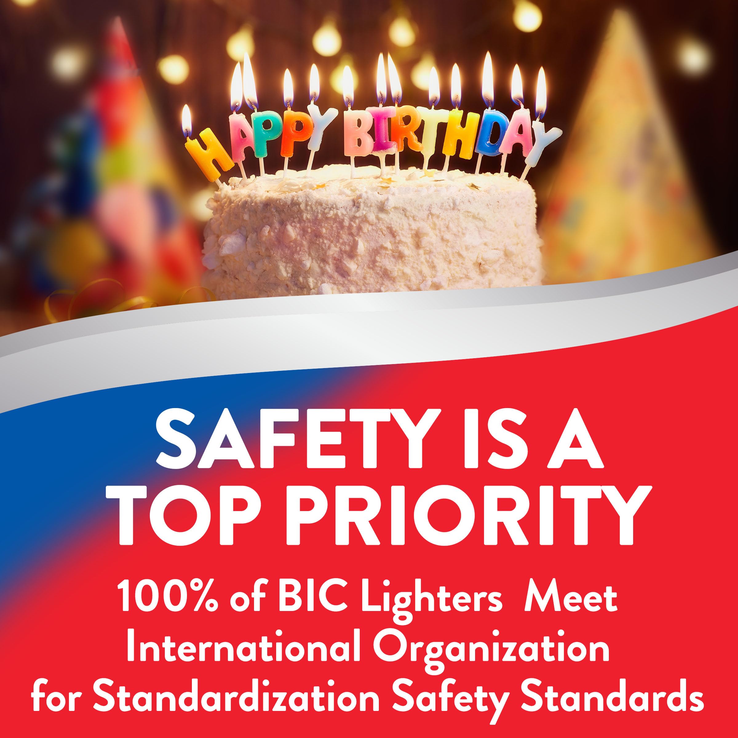 BIC Classic Lighters, Pocket Style, Lighter for Candles, Assorted Colors (Packaging May Vary), 12 Count Pack of Lighters