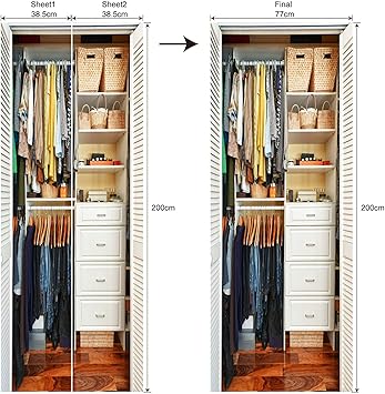 Home Garderobe Dekoration Aufkleber 3d Tur Aufkleber Kann Die Wandpaste Schlafzimmer Wohnzimmer Diy Renovierte Tapete Entfernen Amazon De Baumarkt