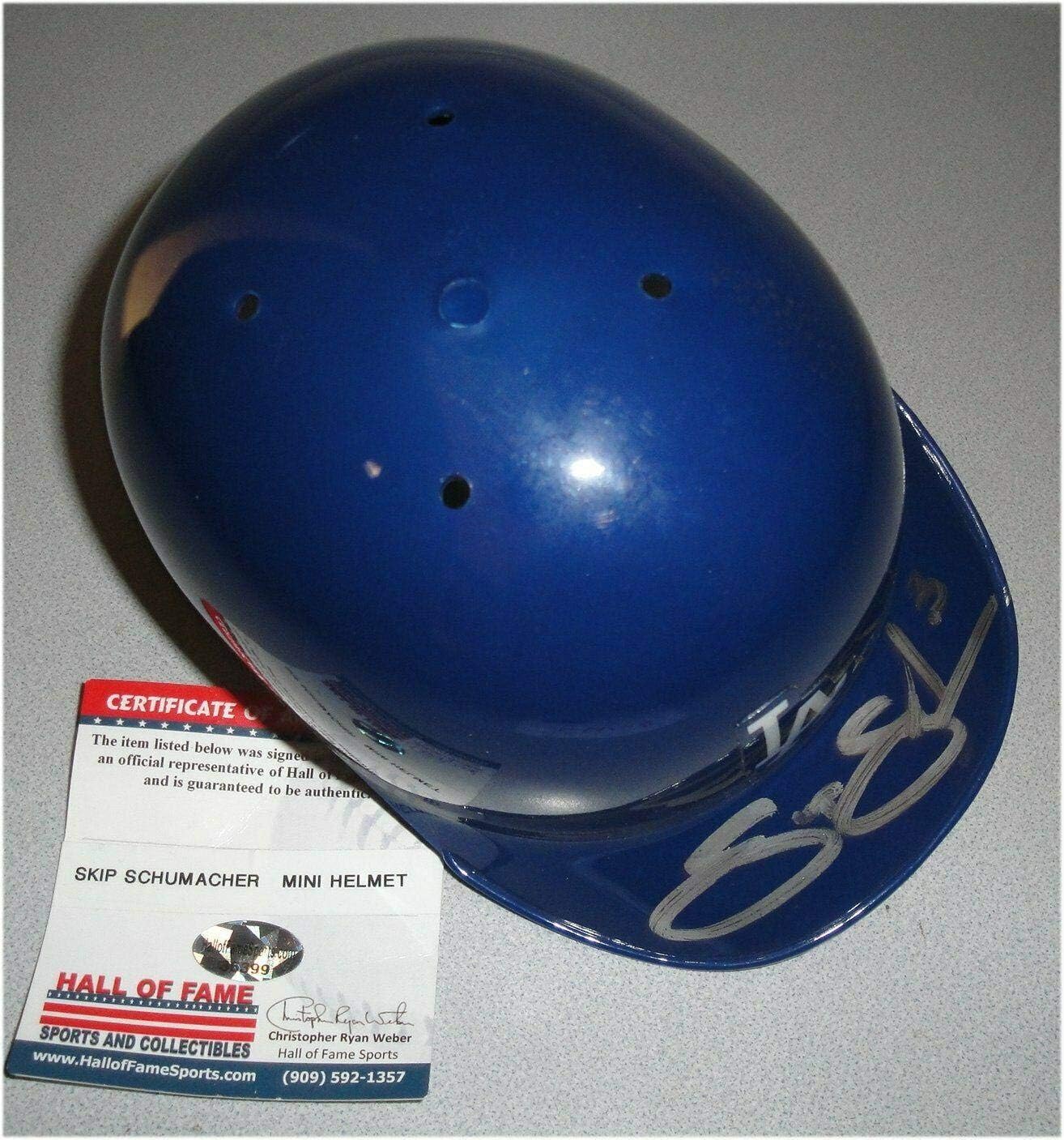 dodgers mini helmet
