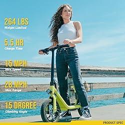Phantomgogo Electric Scooter for Adults Foldable
