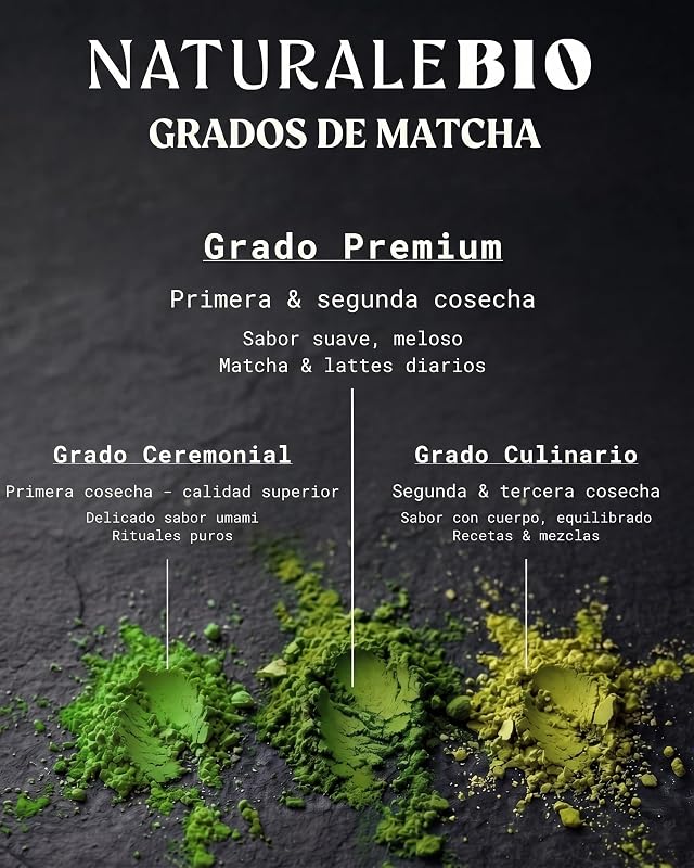 Matcha Japonés Premium Bio en Polvo L-Teanina