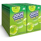 Singles To Go! Jolly Rancher Powdered Drink Mix, Green Apple, 72 Packets | Sugar Free Drink Mix, Water Flavoring Packets,12 Boxes with 6 Drink Mix Packets Each, Low Calorie, Just Add Water